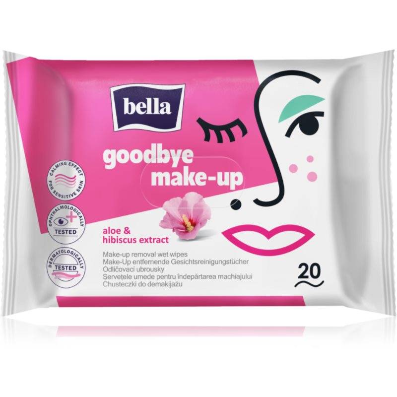 BELLA Make Up Aloe Vera Servetter för sminkborttagning 20 st.