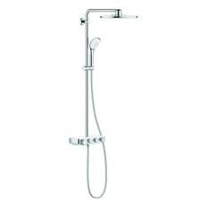 Grohe Duschsystem Euphoria SmartControl 310 Duo mit Thermostat moon white, 26507LS0