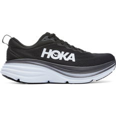 Hoka Men's Bondi 8 Black/White, 45 1/3