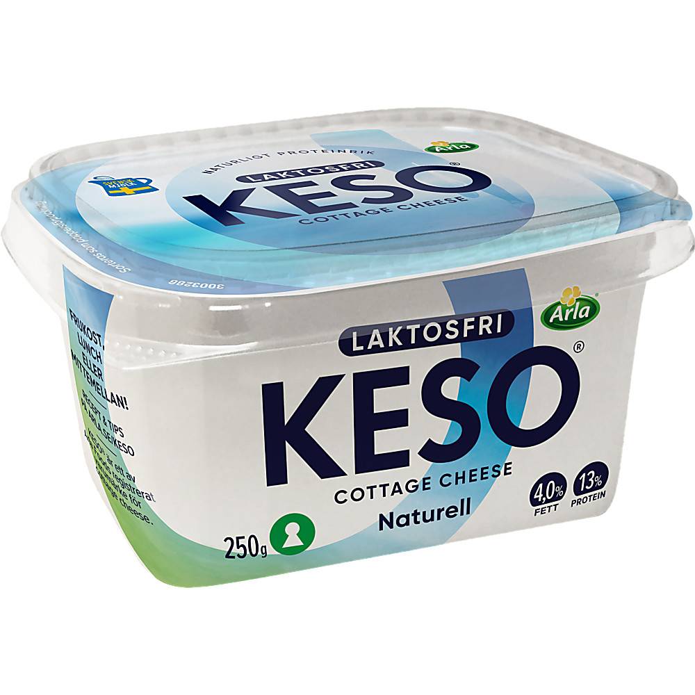 Laktosfri Keso Cottage Cheese Naturell 4%