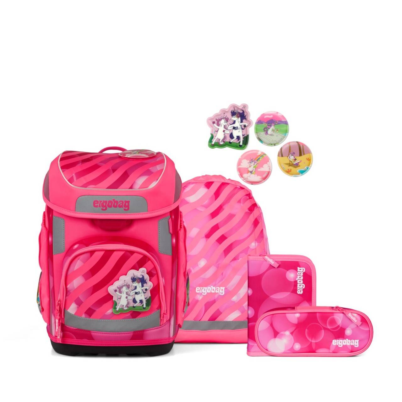 Ergobag Cubo 2026 Kuntbärbuntes Einhorn #01512-90160-10