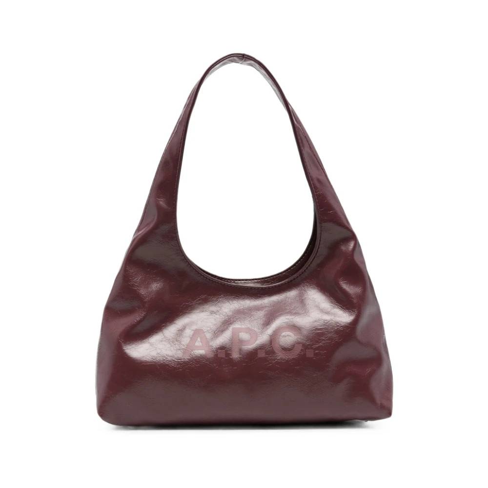 A.P.C. Baby Ninon Skuldertaske - Tasker - Dame - Lilla - ONE SIZE - Uld