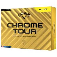 Callaway Chrome Tour Yellow Golf Balls