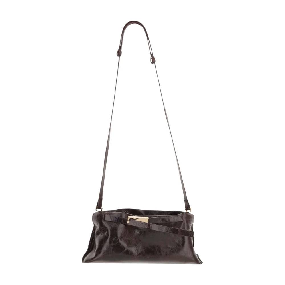 Benedetta Bruzziches Lauren Bacall Lammeskind Savana - Tasker - Dame - Brun - ONE SIZE - Uld