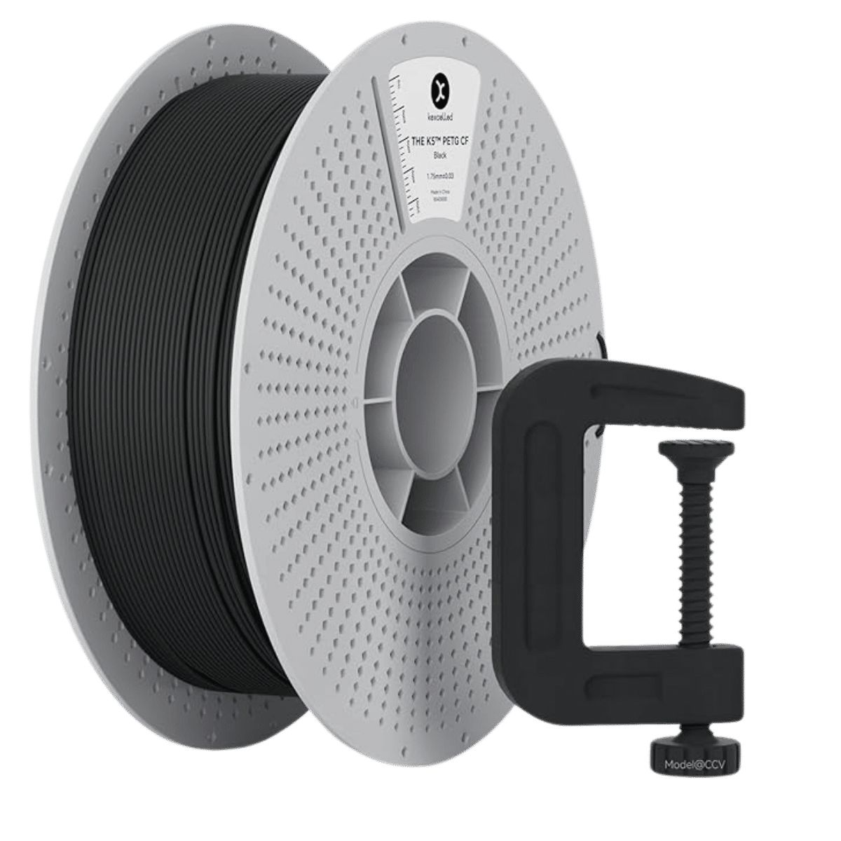 KEXCELLED K5 PETG CF filament black.
