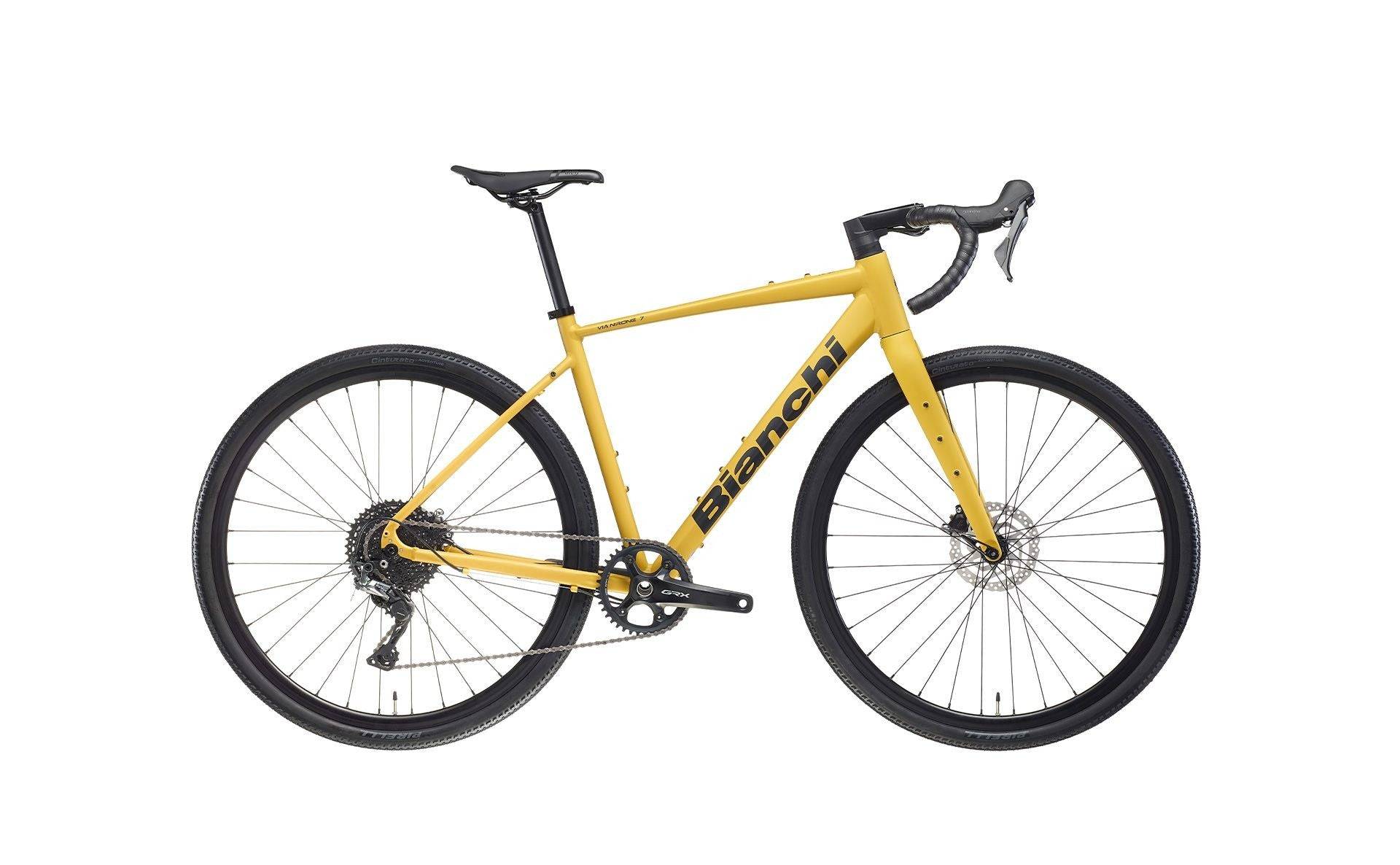 Bianchi Via Nirone 7 2026 - Shimano GRX 1x12sp - Aluminium - 179 / 47 / yellow - grafite (47)