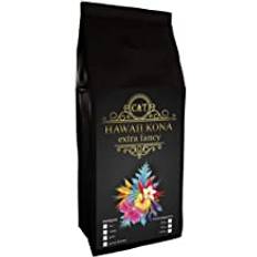 C&T Hawaii Kona Extra Fancy kaffe | 500 g hel bönor sort ren | Det bruna guldet från Hawaii – en av världens bästa kaffe
