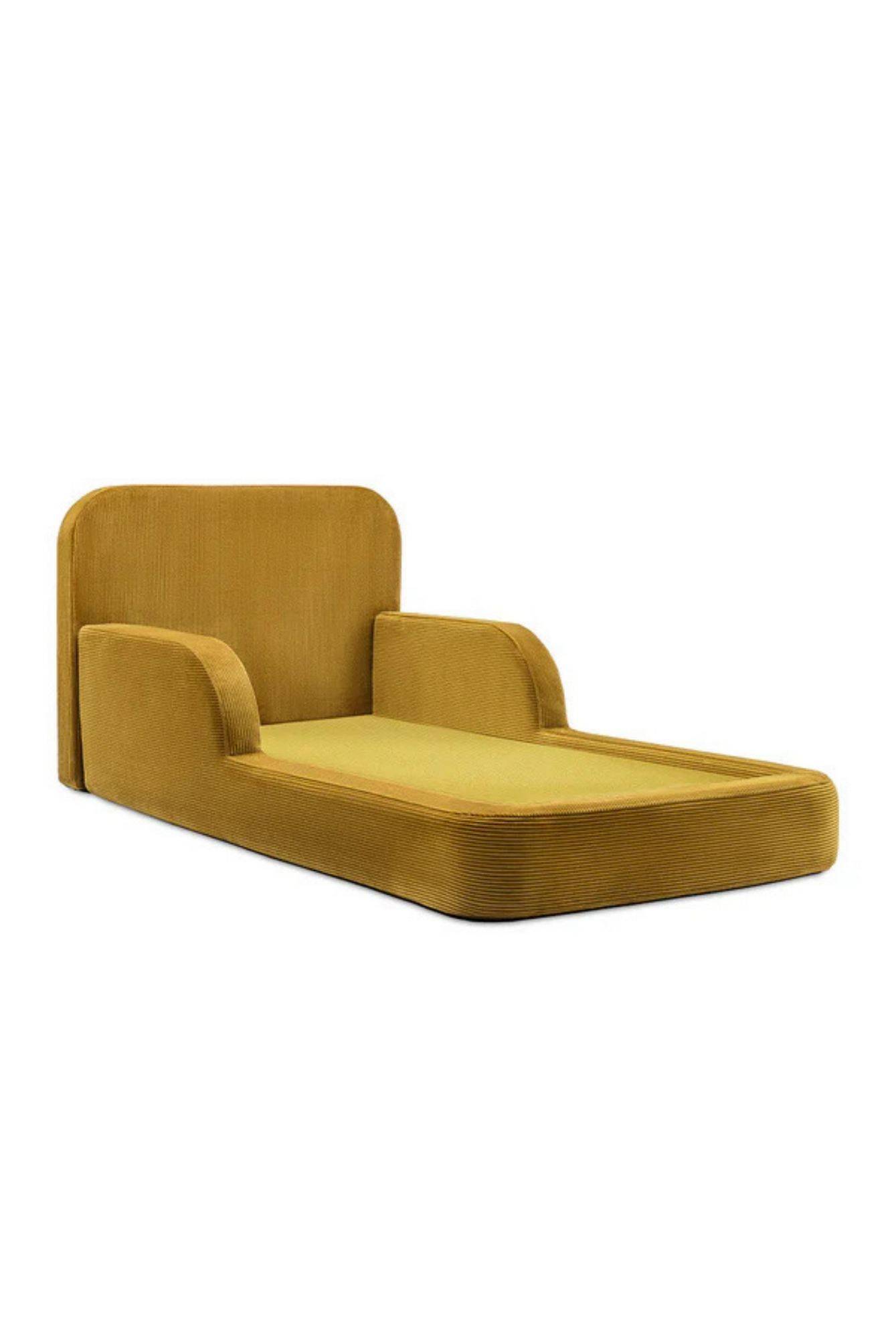 Selnor Barnsäng 90x90x210 cm - Senapsgul & juniorsäng Gul