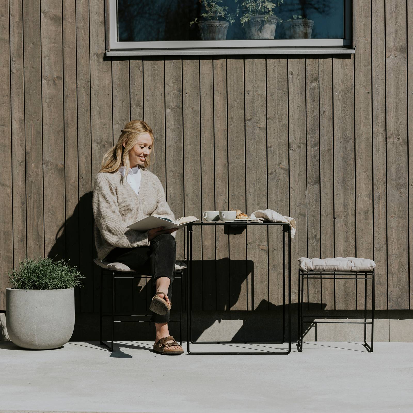 Caféset Spirande svart