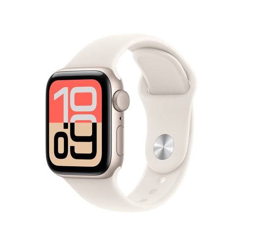 Apple Watch SE3 GPS & Cellular Starlight Case & Sport Band (M/L) 44mm