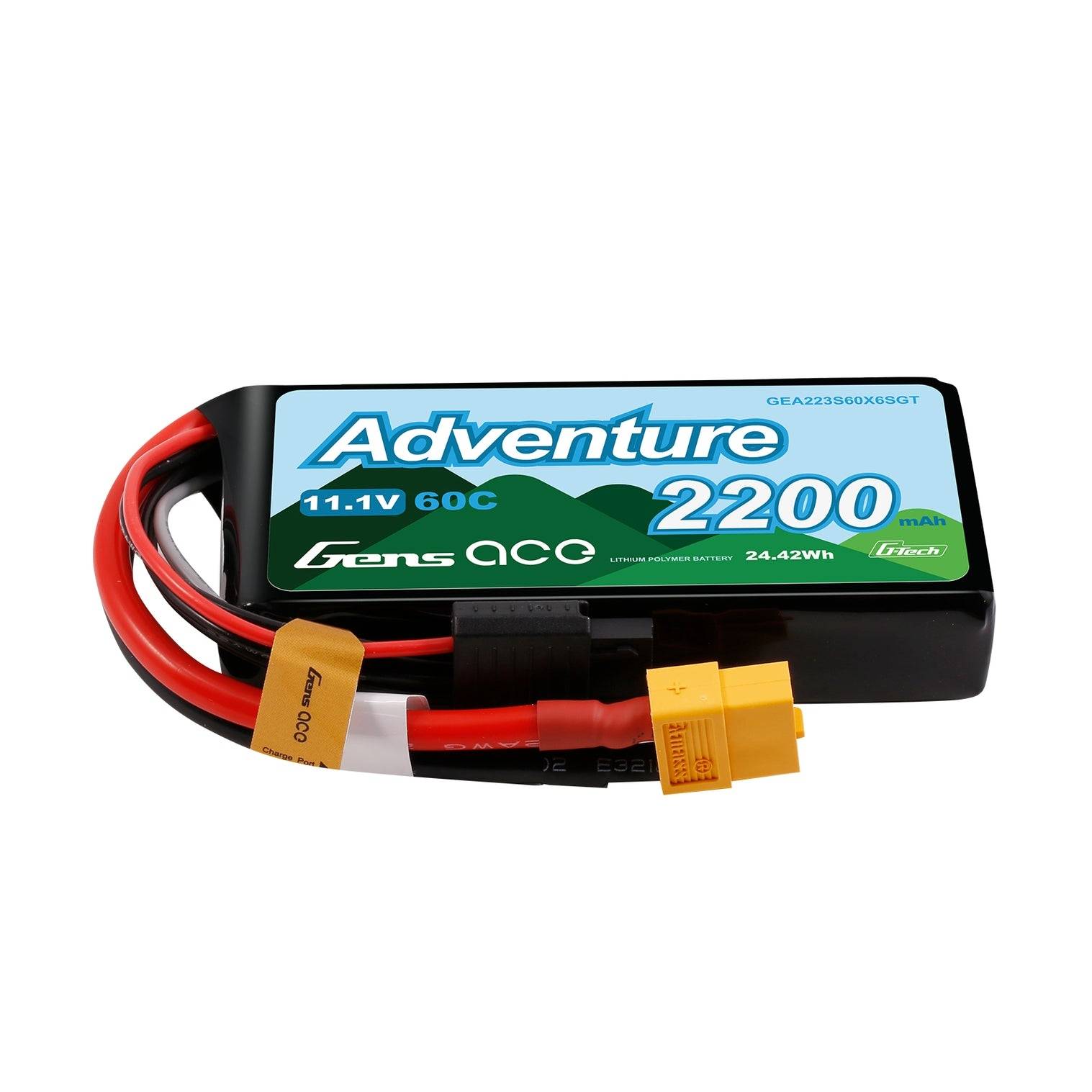 Gens 3s 2200mAh - 60C - Gens Ace Adventure XT60