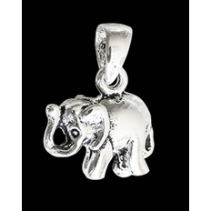Ett litet elefant halsband i Äkta silver.