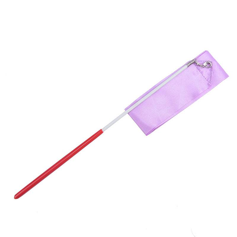 2/4 meter gymband dansband rytmisk konst gymnastikbalettstreamer - 2m lila