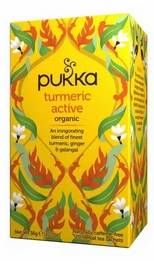 Pukka Turmeric Active te - 20 breve Bedst før 5/25