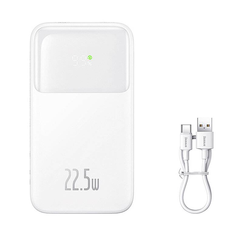 Baseus 22,5W 37Wh 10000mAh Kraft Bank Extern Batteri Strömförsörjning med 1 Ingång & 5 Utgångar Support QC PD SCP FCP AF