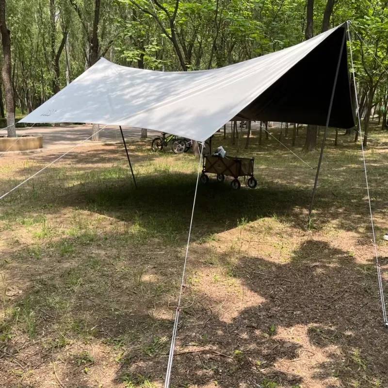 Corrosion Resistant Shelter Waterproof Outdoor Sunshade Awning Picnic Hammock Tents for Camping