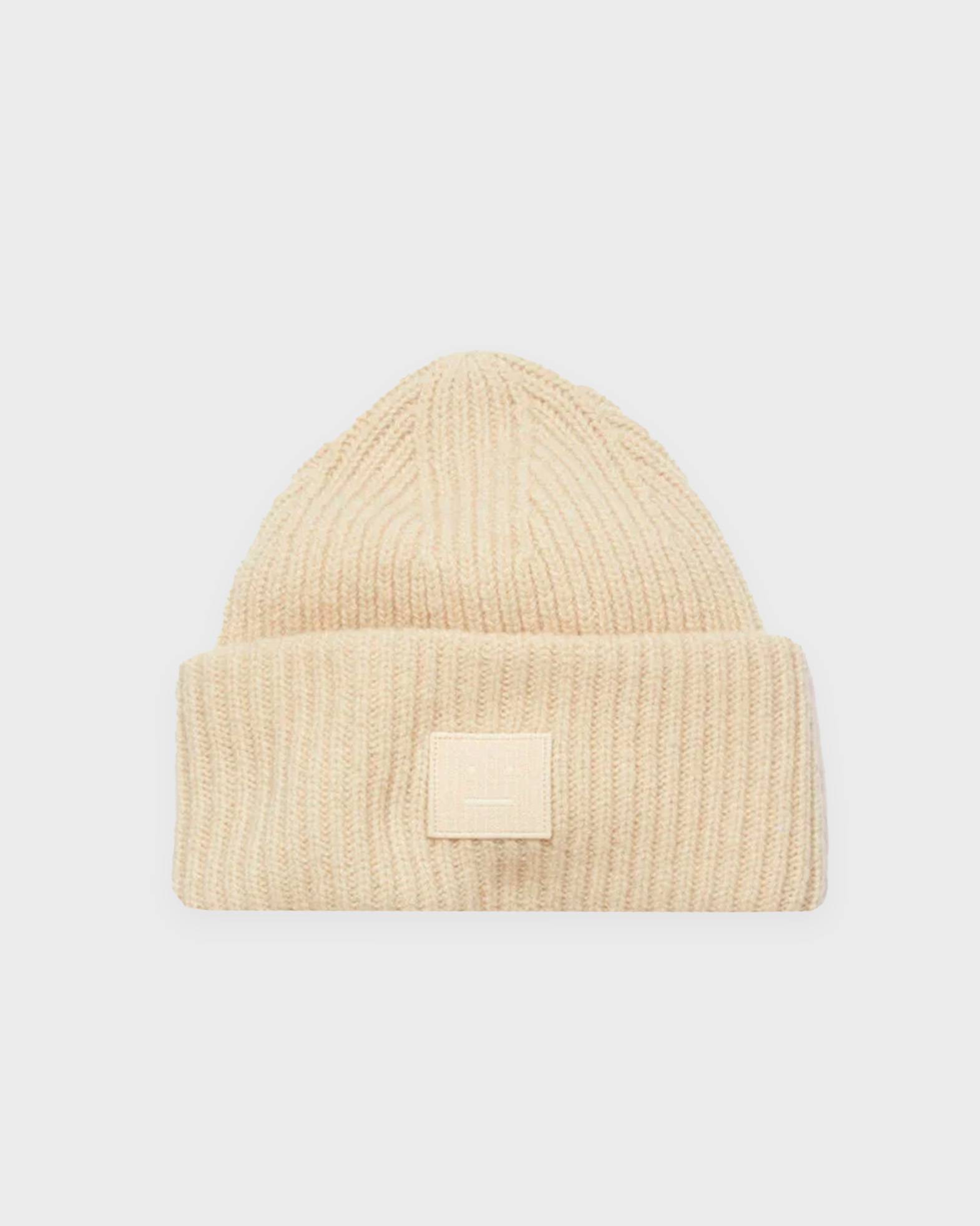 Acne Studios Mössa Pansy Beanie Creme ONESIZE (ONESIZE)