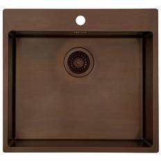 Lavabo Kubus 540 Soft Massiv Bruneret Messing
