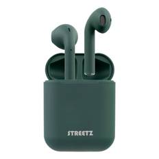 True Wireless Stereo semi-in-ear, 300 mAh case, matte green