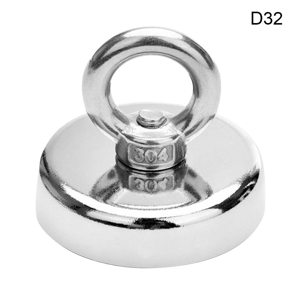 Kraftig Neodym Bärgningsmagnet - D32