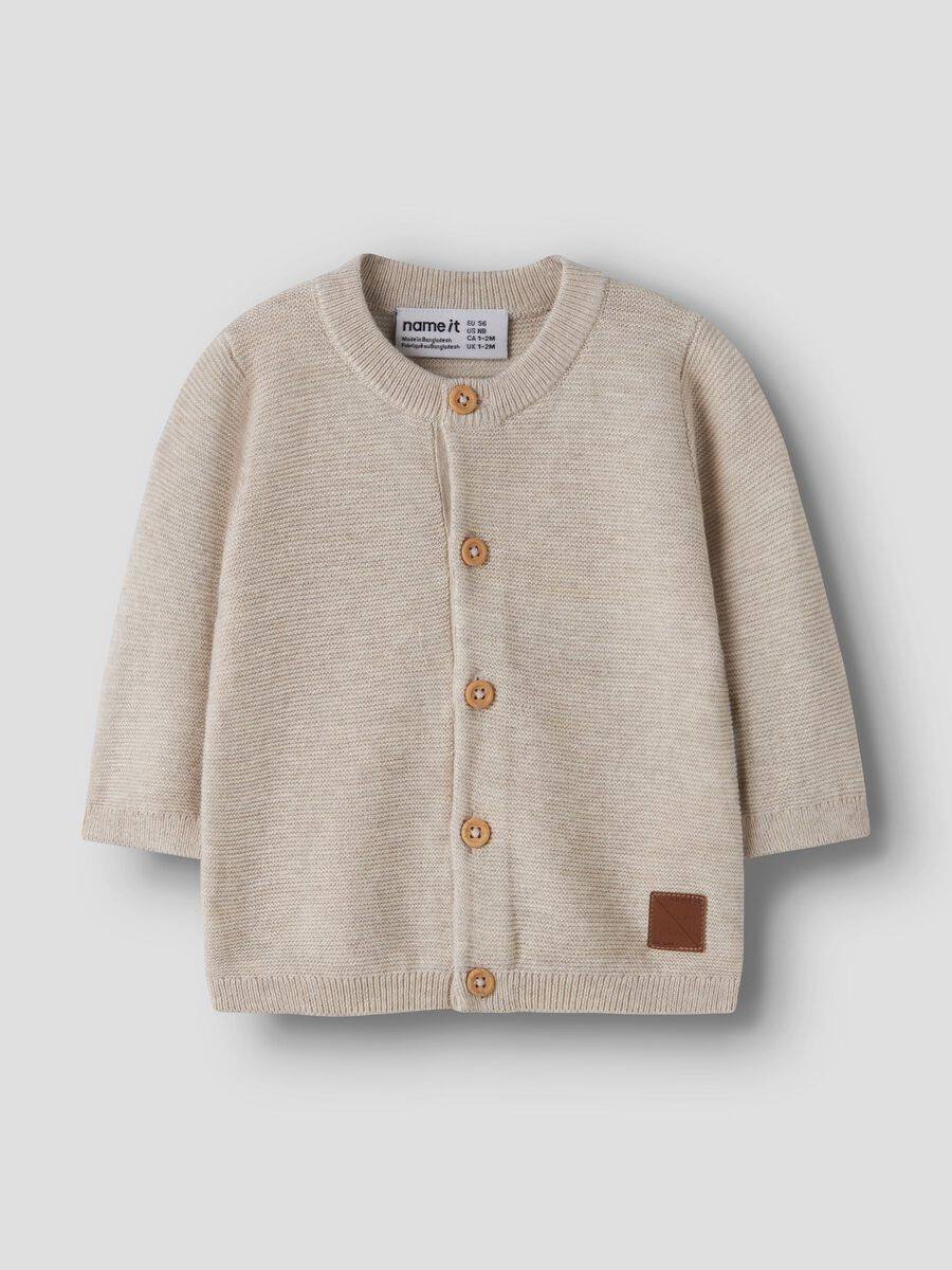 Økologisk Bomuld Strikket Cardigan