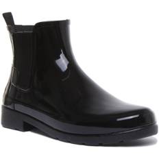 Hunter Chelsea Refined Gloss In Black - 5 UK - 38 EU - 7 US / Black
