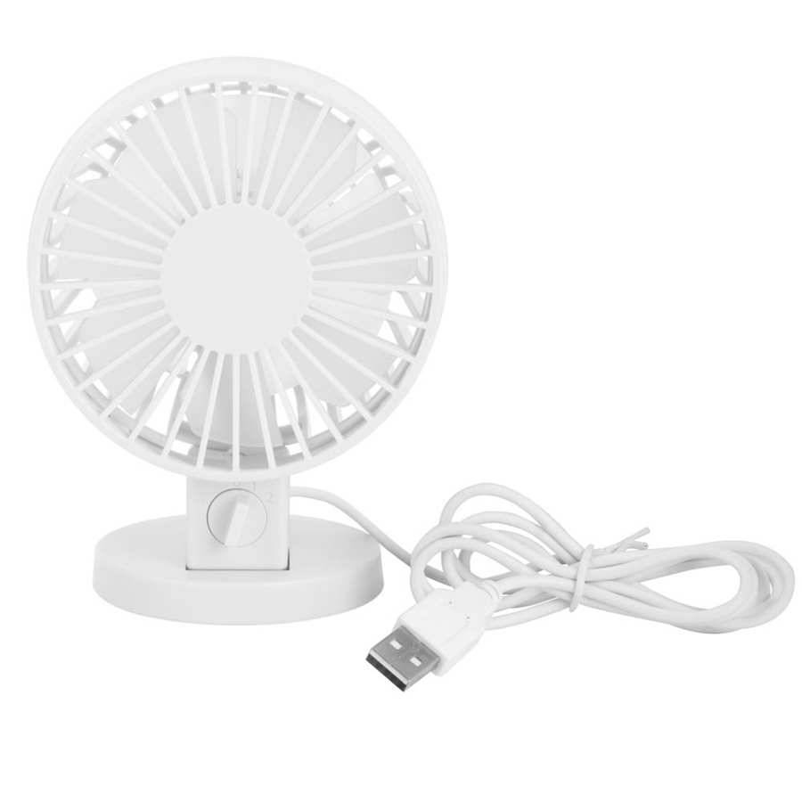 Mini Bärbar USB Fläkt Tyst - Vit