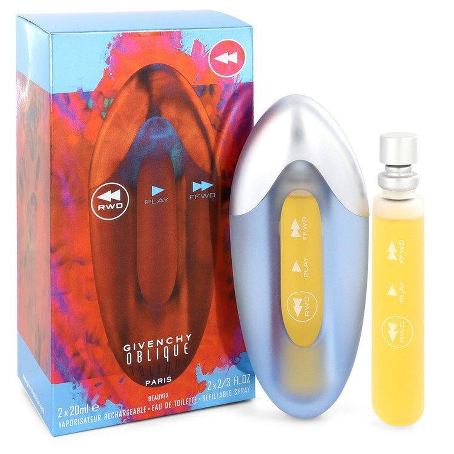 Oblique Rwd by Givenchy 2/3 oz Eau De Toilette Spray Refills for Lasting Fragrance - 2/3 oz