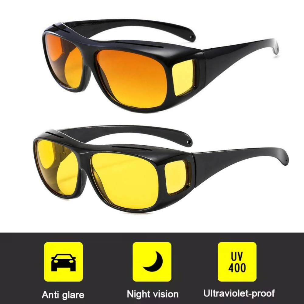 2026 Polarized Sunglasses Men Wear Over Myopia Prescription Glasses Fishing Eyewear Vintage Night Vision Driving Goggles