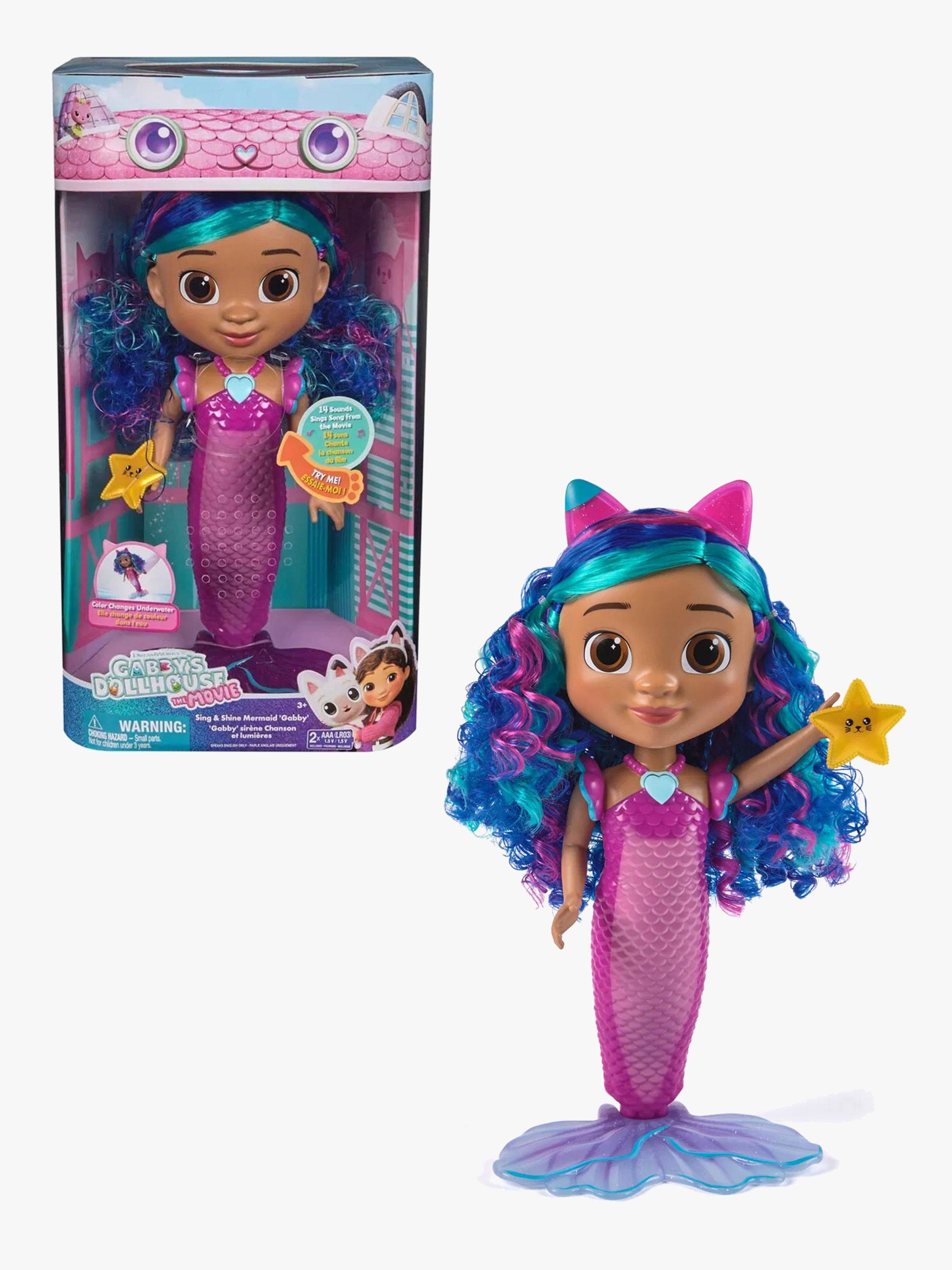 Gabby's Dollhouse Movie Sing & Shine Sjöjungfru Gabby Docka 36 cm