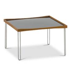 House of Finn Juhl - Tray bord, White/Black Laminate - Bakkeborde - Finn Juhl - Sølv,Træ farvet,Sort,Hvid - Metal/Træ
