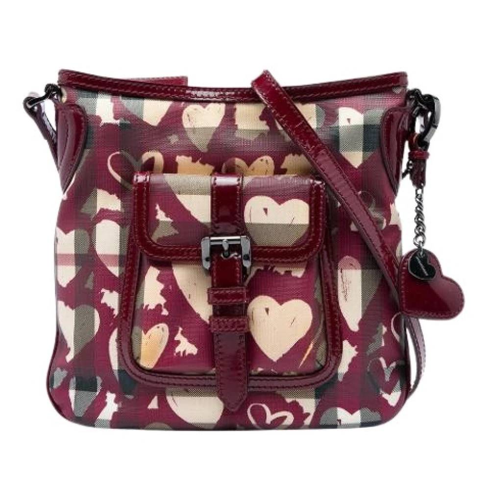 Burberry Vintage Pre-owned Vintage Crossbody Taske - Vintage - Dame - Flerfarvet - ONE SIZE - Uld