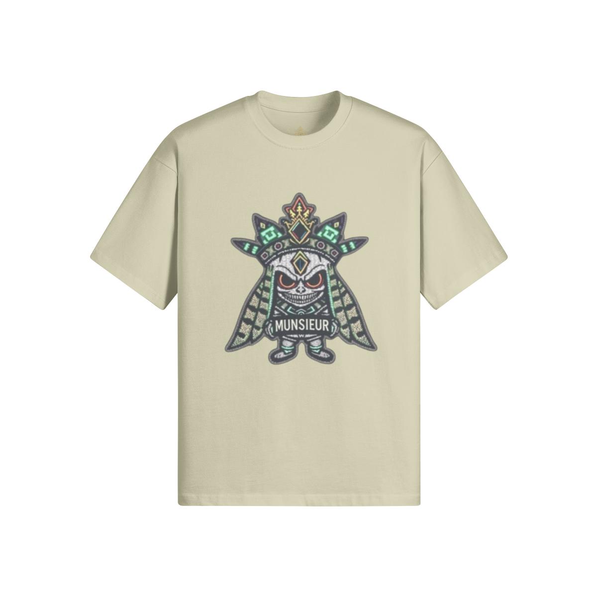 Men's Tee Pharaohs Kid by MUNSIEUR - Pastel Gray / XL (XL)