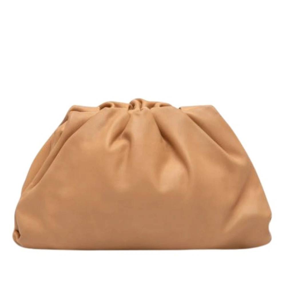 Bottega Veneta Vintage Pre-owned Teen Pouch - Vintage - Dame - Beige - ONE SIZE - Læder