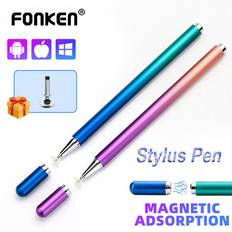 Fonken Universal Stylus Penna för Android IOS Lenovo Xiaomi Samsung Tablet Phone Pen Pekskärms ritpenna för Stylus iPad Apple penna vit