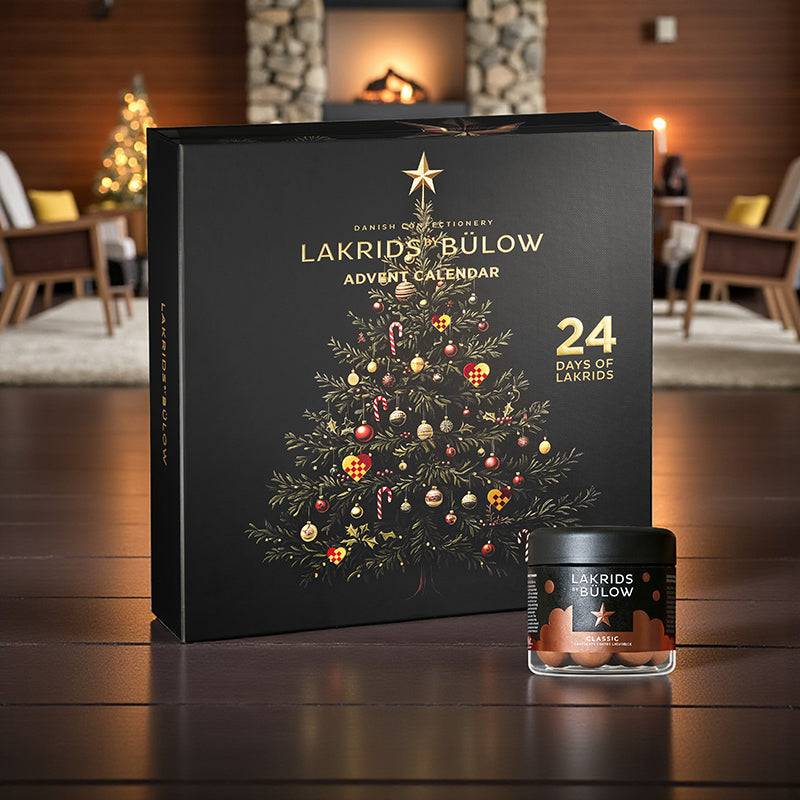 Julekalender Lakrids by Bülow | Inkl. Gratis bøtte Classic