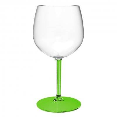 Gin & Tonic plastglas grön stjälk/fot 58 cl - Tritan