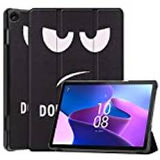 Dlahaby-fodral kompatibelt med Lenovo Tab M10 3rd Gen TB328 10,1 tum 2022, flipfodral med stativfunktion fodral för Lenovo Tab M10 (3:e generationen) 10,1 tum surfplatta, dont touch