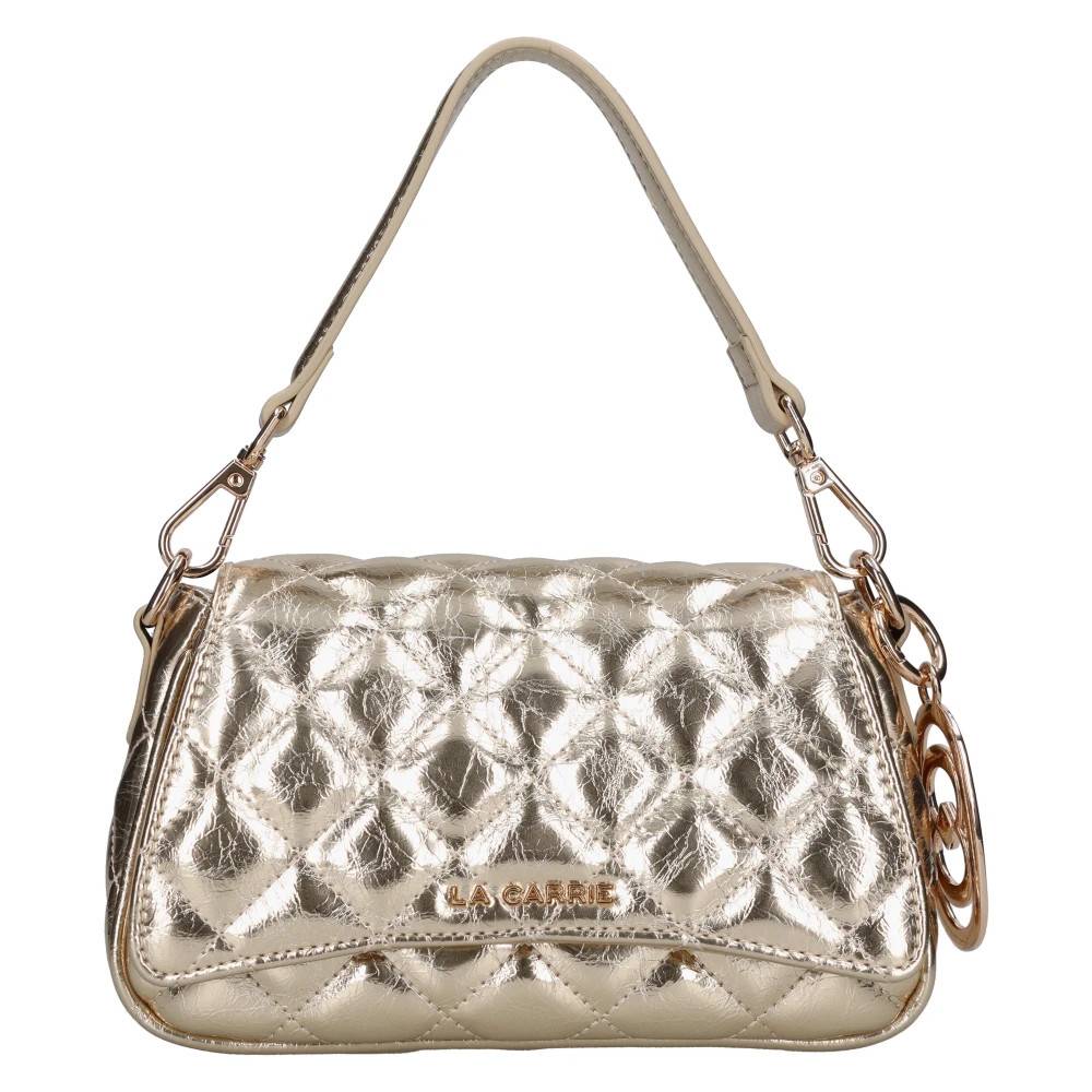 La Carrie Skuldertaske med klap - Tasker - Dame - Gul - ONE SIZE - Uld