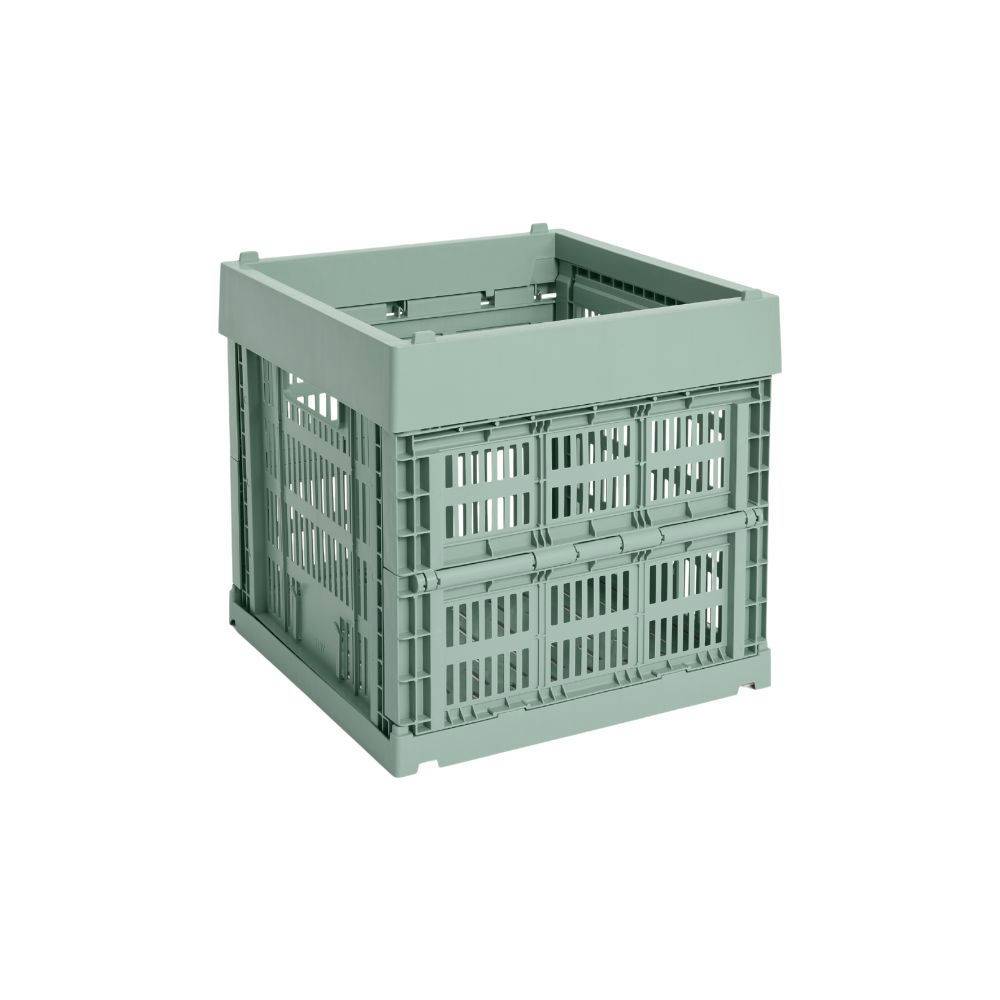 HAY Colour Crate Cube Sage Green