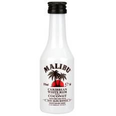 Malibu Caribbean Rum with Coconut Liqueur 21% 0.05L PET