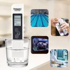 Pc -101 ph testare bärbar cl2 klor vatten monitor mätare bärbar hem simbassäng akvarium ph meter testverktyg - Tds -3 gräddvit
