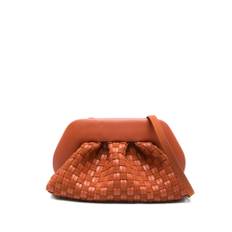 THEMOIRè, Väska, Dam, ONE Size, Orange Vävd Ram Klickväska