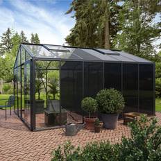 Växthus i aluminium med förråd | Aluminium - Växthus med inbyggt förråd