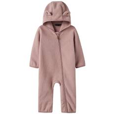 Name It Fleeceoverall - NbnMeeko - Woodrose - Name It - 74/80 - Fleeceoverall