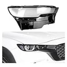 YBDFCBF Kompatibel for Mazda CX-50 2023 2024 billampskärm Transparent lampskärm Lampkåpa Strålkastarskydd Strålkastarljus Lampfodral Strålkastarskal(Right)