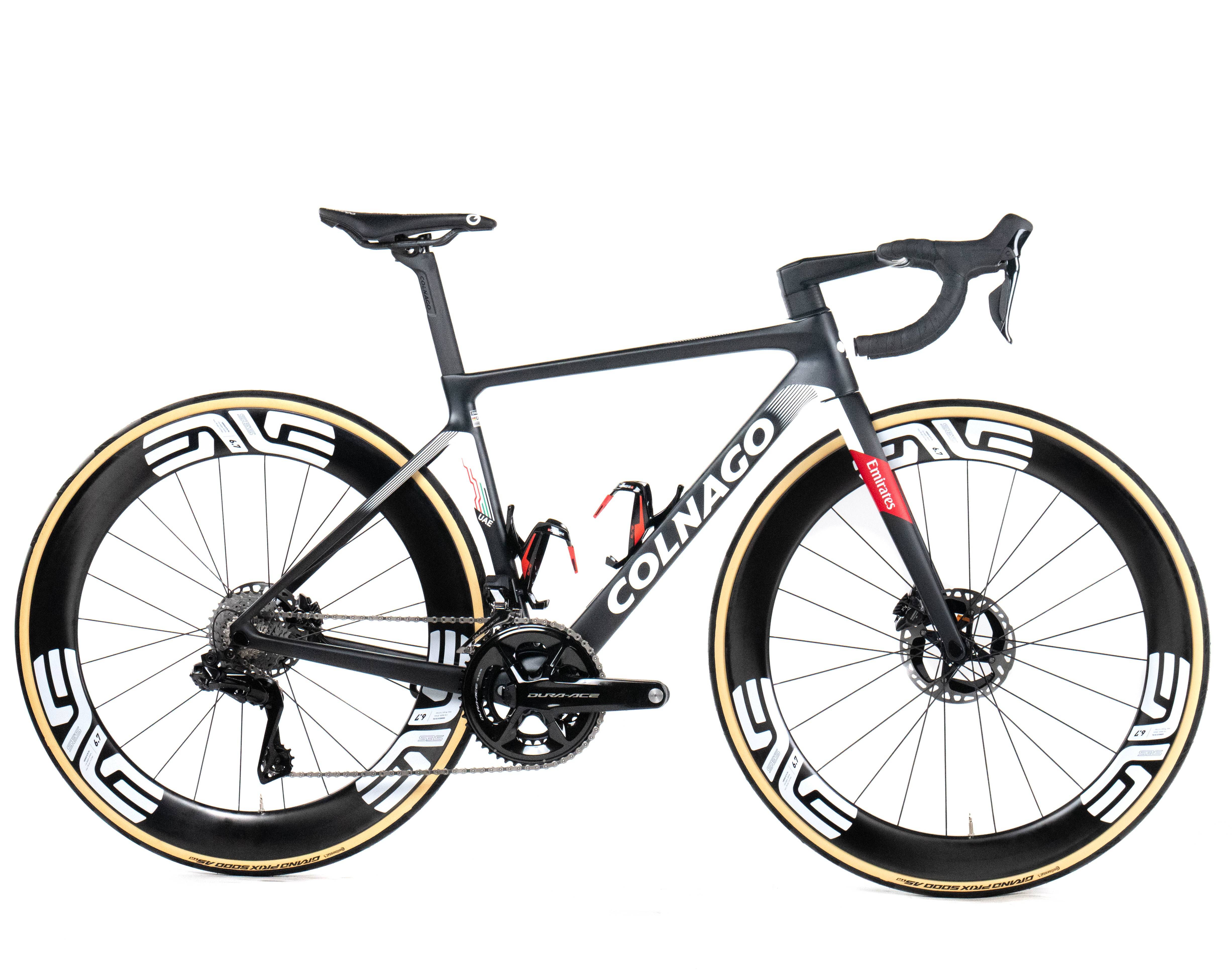 Colnago V4Rs 2024 Team UAE size 455 Shimano Dura-Ace Di2 2x12sp Power Meter - Bikeroom / 455 / sdm5 (uae team emirates)