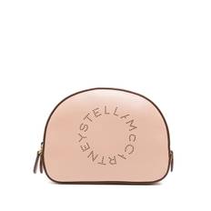 Stella McCartney - necessär med perforerad logotyp - dam - polyuretan - one size - Rosa