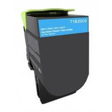 Kompatibel toner Lexmark CS317 / CS417 - 71B2OCO cyan 2300 sider