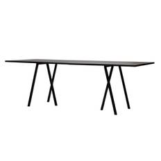 Hay Loop Stand Bord 180 Cm Linoleum / - Spisebord & Barbord Krydsfiner Sort - 10459